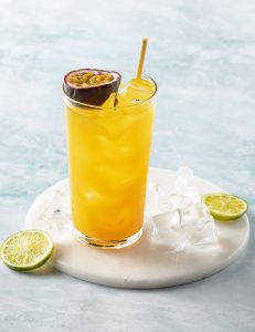 Marakuya püresi, darçın, evsayağı limonad